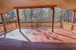 Host a get together on this large deck and covered porch